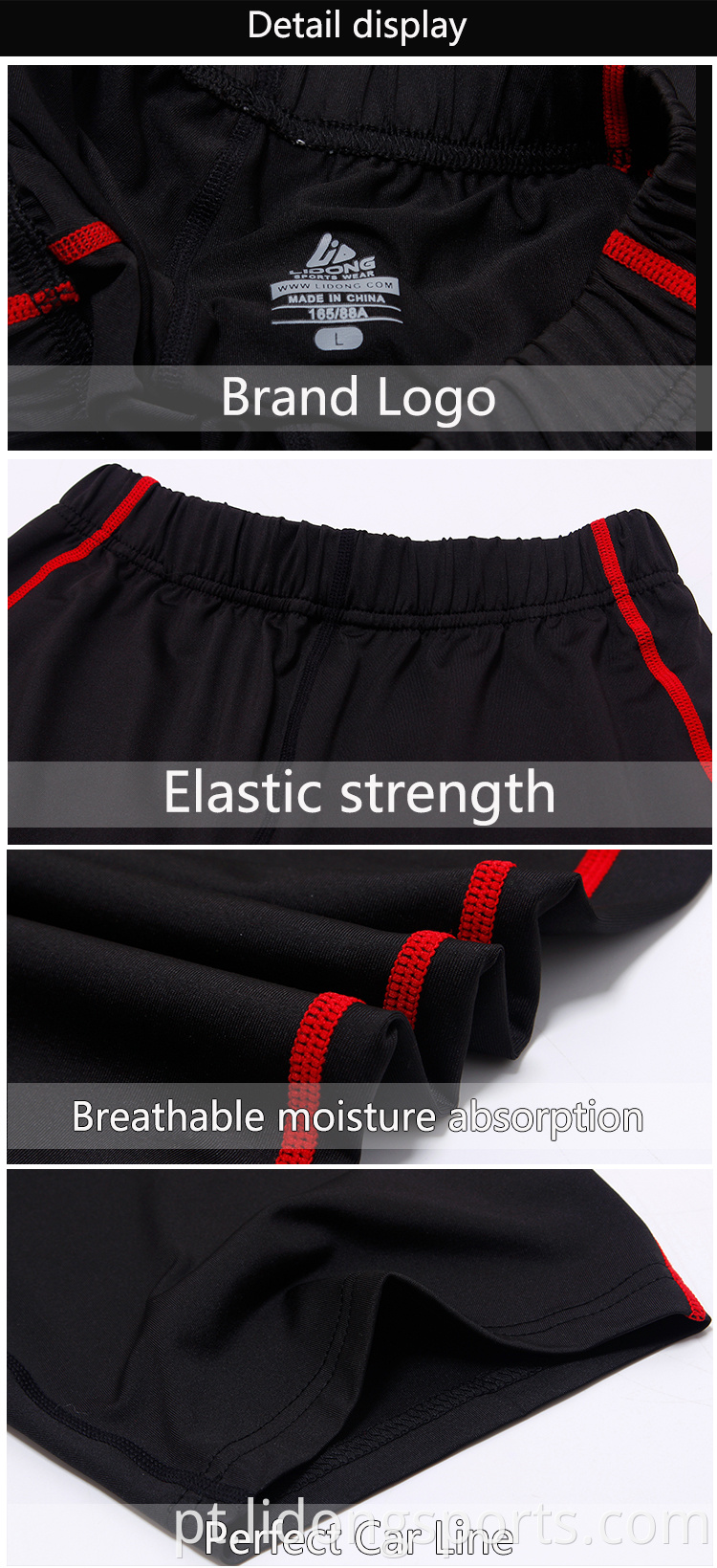 Atacado 17new estilo homens fitness apertado academia shorts